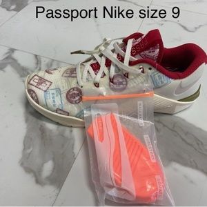 Passport Nikes size 9 European basketball shoes never worn with box $60